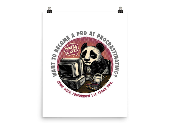 Become A Pro At Procrastinating