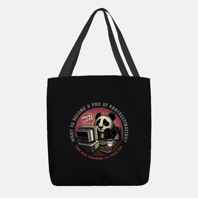Become A Pro At Procrastinating-None-Basic Tote-Bag-glitchygorilla