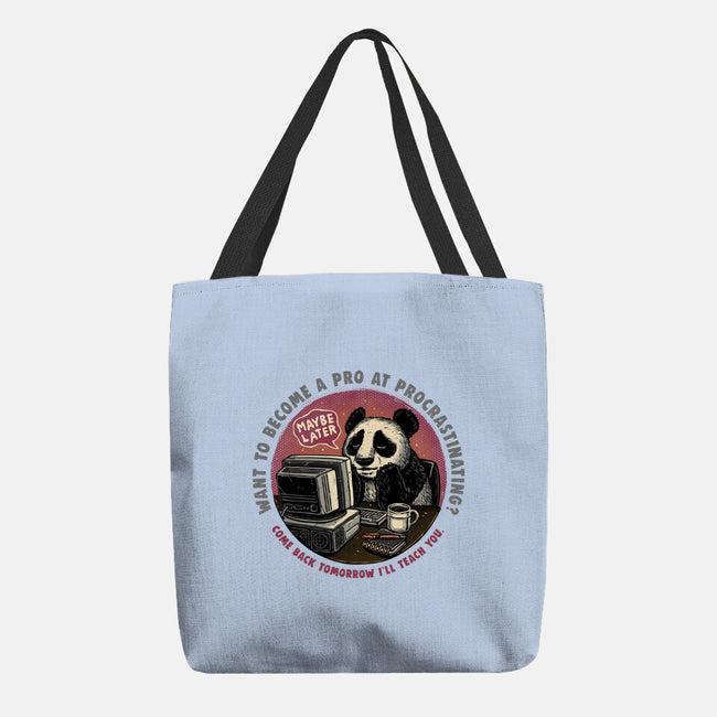 Become A Pro At Procrastinating-None-Basic Tote-Bag-glitchygorilla