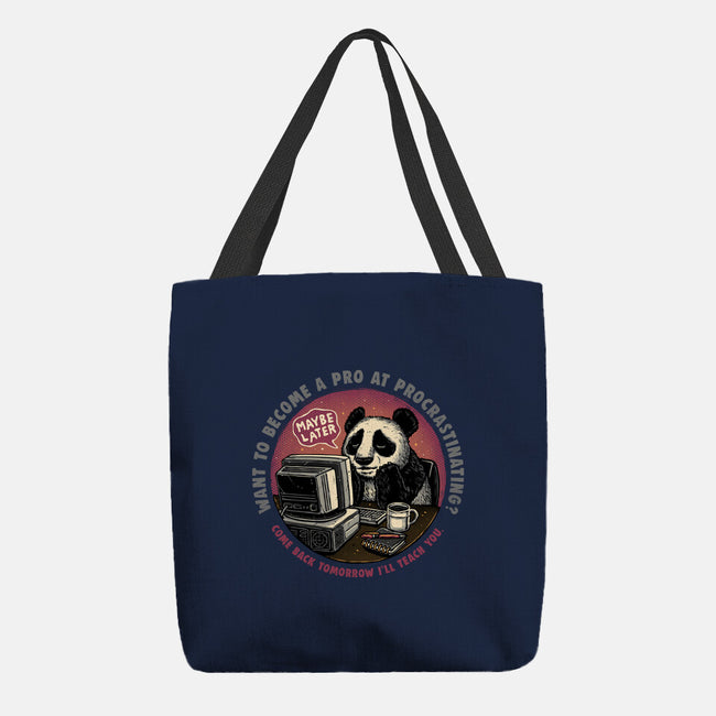 Become A Pro At Procrastinating-None-Basic Tote-Bag-glitchygorilla