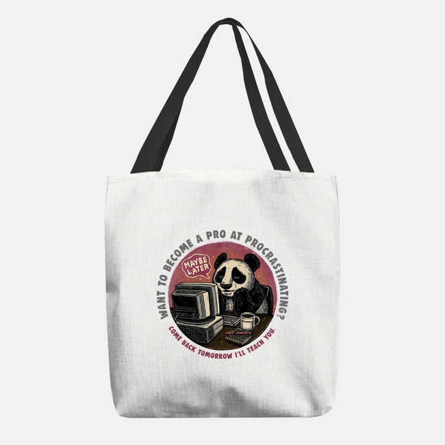 Become A Pro At Procrastinating-None-Basic Tote-Bag-glitchygorilla