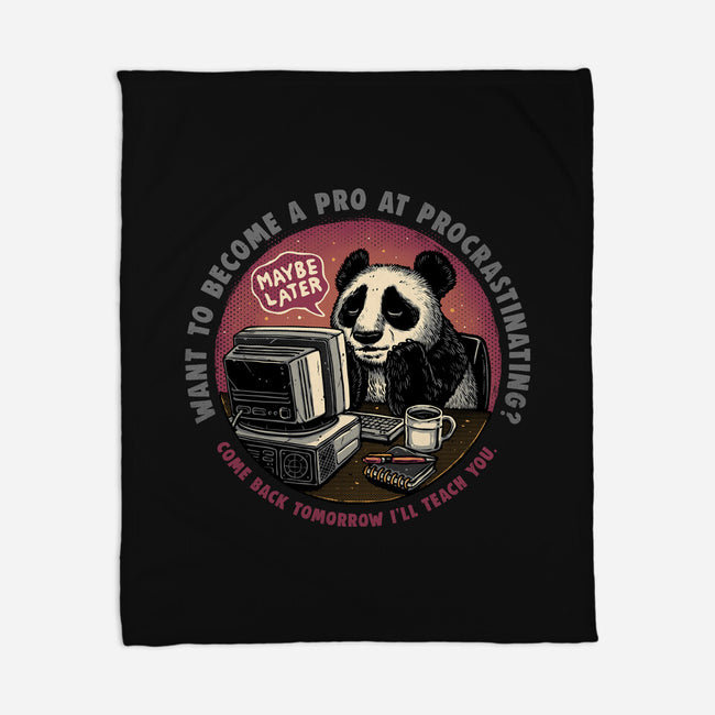 Become A Pro At Procrastinating-None-Fleece-Blanket-glitchygorilla