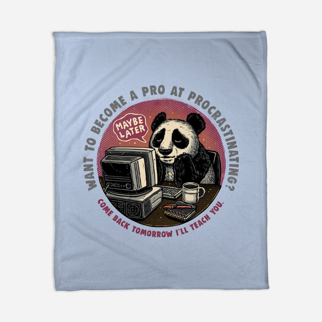 Become A Pro At Procrastinating-None-Fleece-Blanket-glitchygorilla