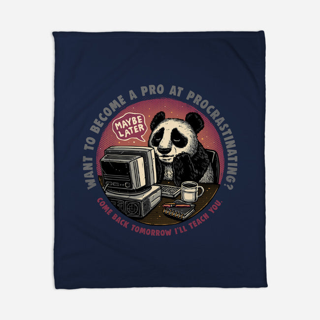 Become A Pro At Procrastinating-None-Fleece-Blanket-glitchygorilla