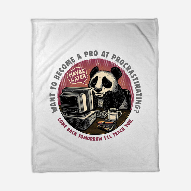 Become A Pro At Procrastinating-None-Fleece-Blanket-glitchygorilla