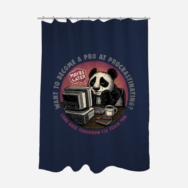 Become A Pro At Procrastinating-None-Polyester-Shower Curtain-glitchygorilla