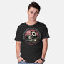 Become A Pro At Procrastinating-Mens-Basic-Tee-glitchygorilla