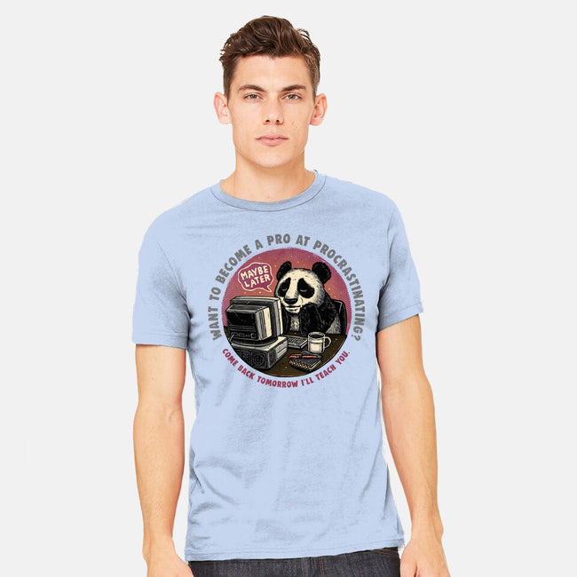 Become A Pro At Procrastinating-Mens-Heavyweight-Tee-glitchygorilla