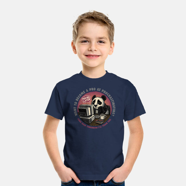 Become A Pro At Procrastinating-Youth-Basic-Tee-glitchygorilla