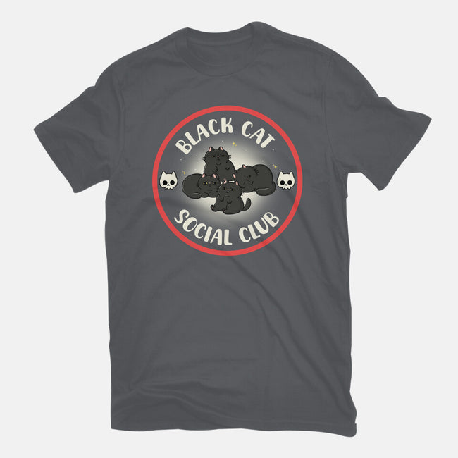 Black Cat Social Club-Unisex-Basic-Tee-Freecheese