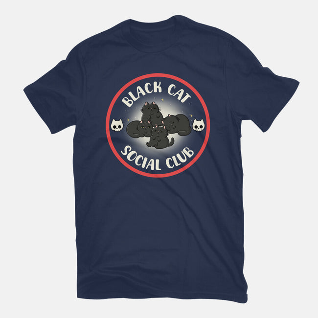 Black Cat Social Club-Unisex-Basic-Tee-Freecheese