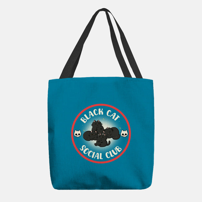 Black Cat Social Club-None-Basic Tote-Bag-Freecheese