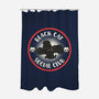 Black Cat Social Club-None-Polyester-Shower Curtain-Freecheese