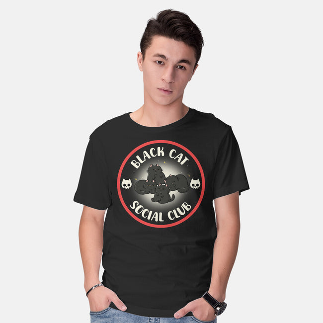 Black Cat Social Club-Mens-Basic-Tee-Freecheese