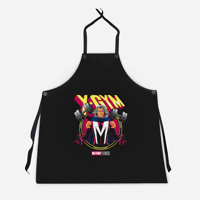 X-Gym Fitness-Unisex-Kitchen-Apron-teesgeex