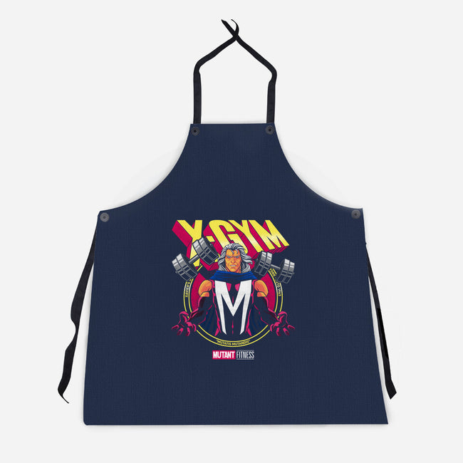 X-Gym Fitness-Unisex-Kitchen-Apron-teesgeex