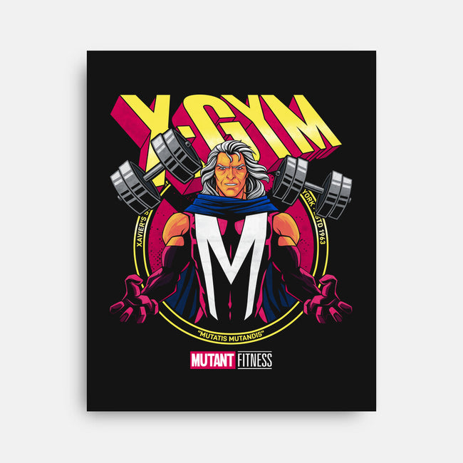 X-Gym Fitness-None-Stretched-Canvas-teesgeex