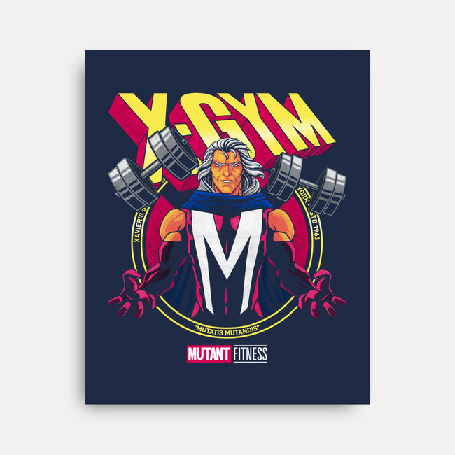 X-Gym Fitness-None-Stretched-Canvas-teesgeex