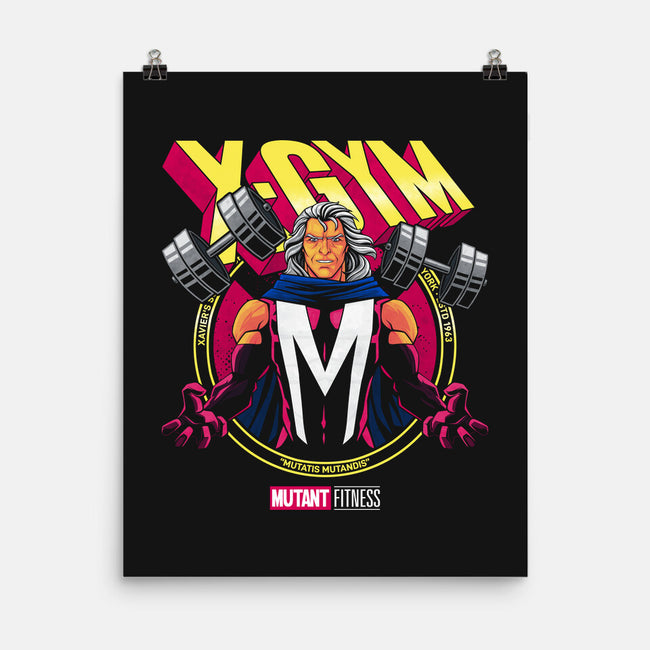 X-Gym Fitness-None-Matte-Poster-teesgeex