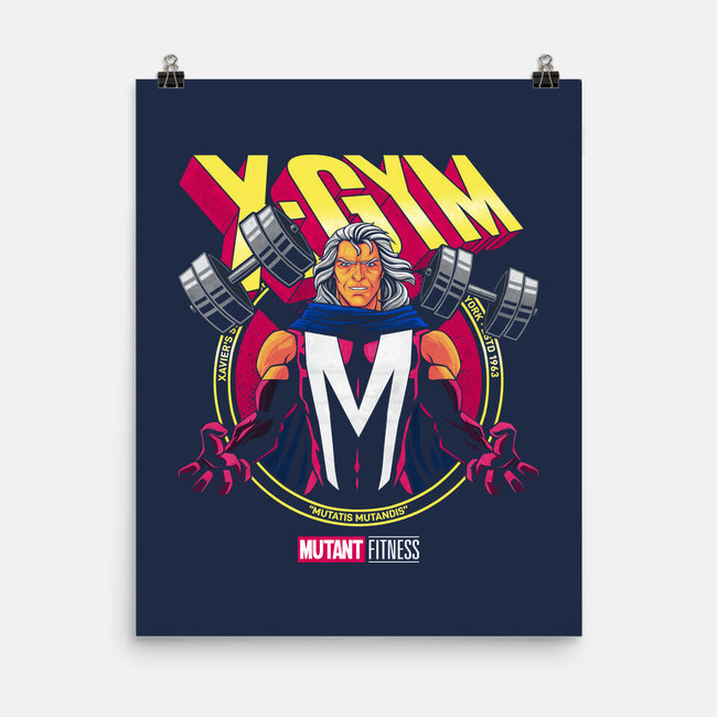 X-Gym Fitness-None-Matte-Poster-teesgeex