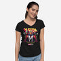 X-Gym Fitness-Womens-V-Neck-Tee-teesgeex