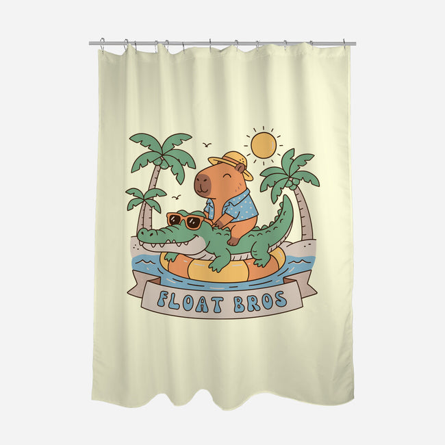 Float Bros-None-Polyester-Shower Curtain-GODZILLARGE