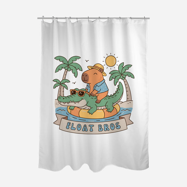 Float Bros-None-Polyester-Shower Curtain-GODZILLARGE