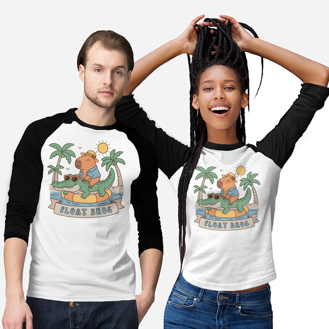 Float Bros-Unisex-Baseball-Tee-GODZILLARGE