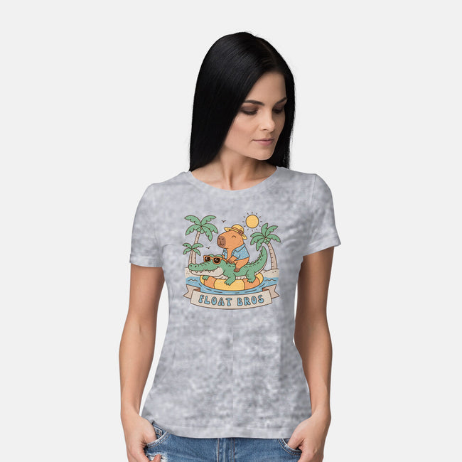 Float Bros-Womens-Basic-Tee-GODZILLARGE