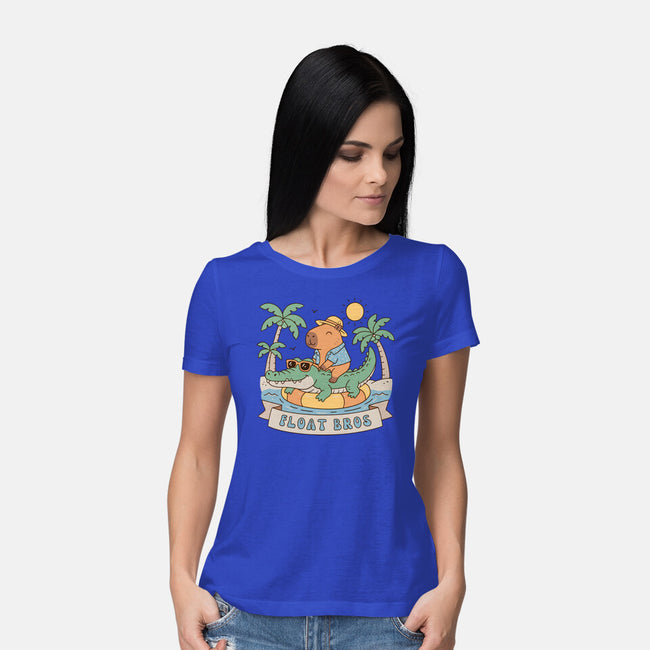 Float Bros-Womens-Basic-Tee-GODZILLARGE