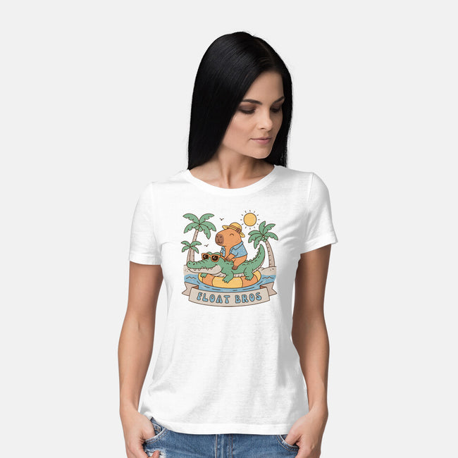 Float Bros-Womens-Basic-Tee-GODZILLARGE