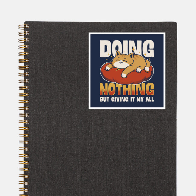 Giving It My All-None-Glossy-Sticker-Popnotic