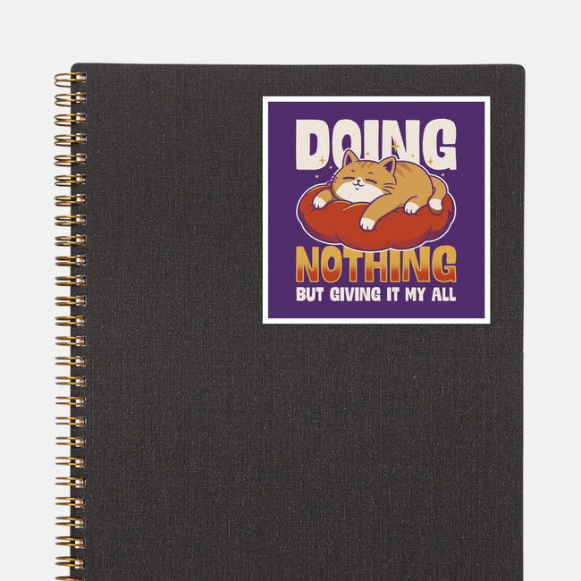 Giving It My All-None-Glossy-Sticker-Popnotic