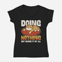 Giving It My All-Womens-V-Neck-Tee-Popnotic