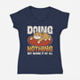 Giving It My All-Womens-V-Neck-Tee-Popnotic
