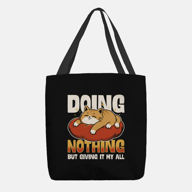 Giving It My All-None-Basic Tote-Bag-Popnotic