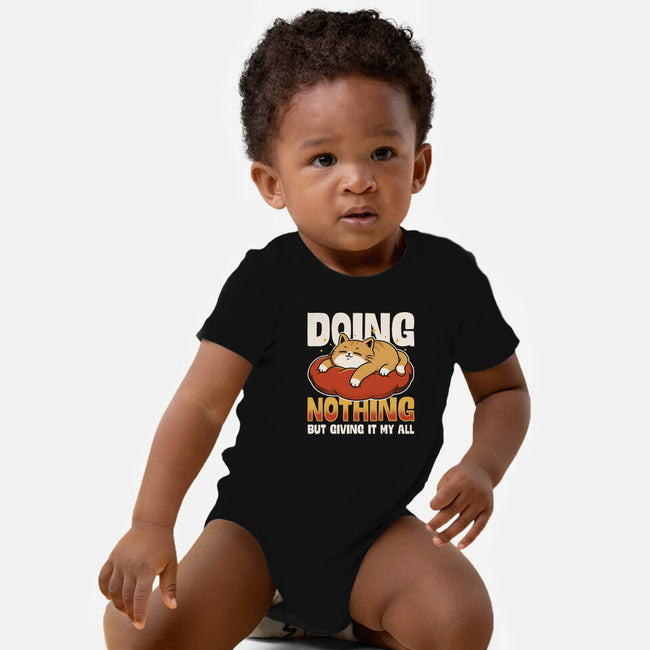 Giving It My All-Baby-Basic-Onesie-Popnotic