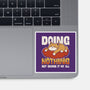 Giving It My All-None-Glossy-Sticker-Popnotic