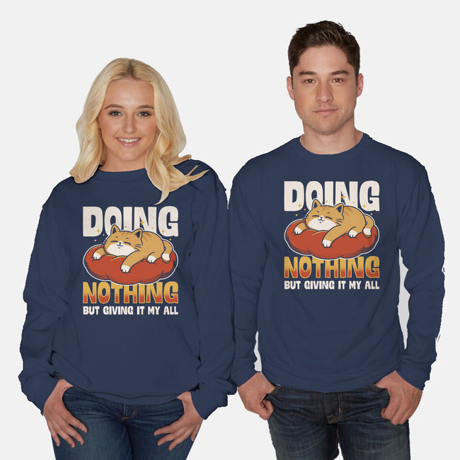 Giving It My All-Unisex-Crew Neck-Sweatshirt-Popnotic