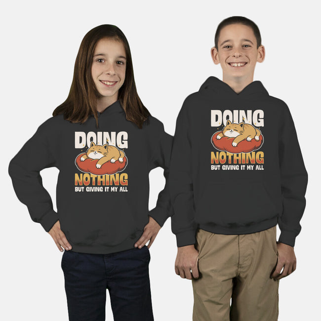 Giving It My All-Youth-Pullover-Sweatshirt-Popnotic