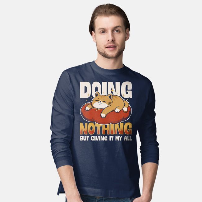 Giving It My All-Mens-Long Sleeved-Tee-Popnotic