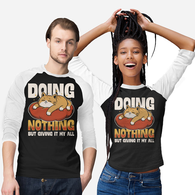 Giving It My All-Unisex-Baseball-Tee-Popnotic