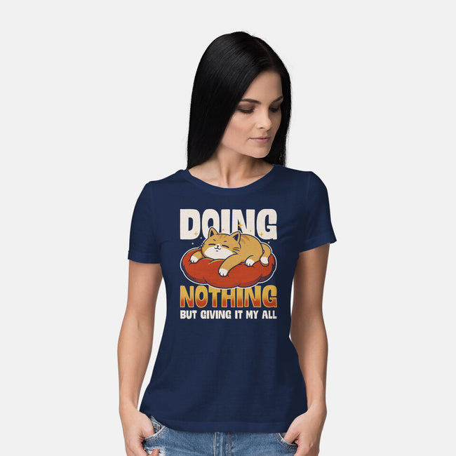 Giving It My All-Womens-Basic-Tee-Popnotic