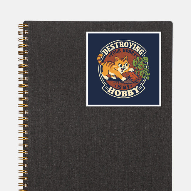 My Hobby Is Destruction-None-Glossy-Sticker-Popnotic