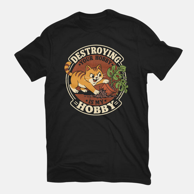 My Hobby Is Destruction-Mens-Basic-Tee-Popnotic