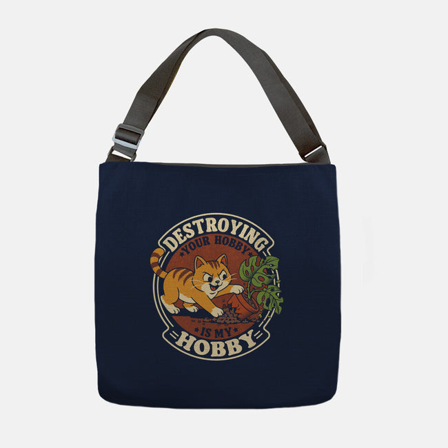 My Hobby Is Destruction-None-Adjustable Tote-Bag-Popnotic