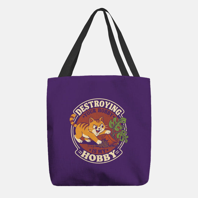 My Hobby Is Destruction-None-Basic Tote-Bag-Popnotic