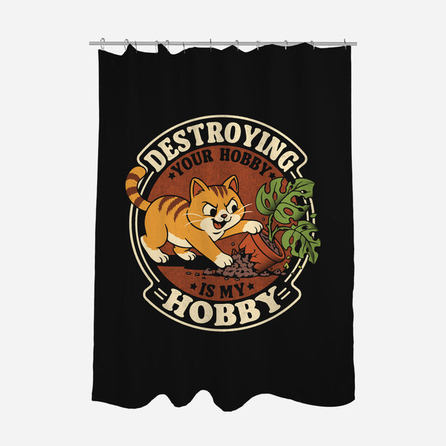 My Hobby Is Destruction-None-Polyester-Shower Curtain-Popnotic