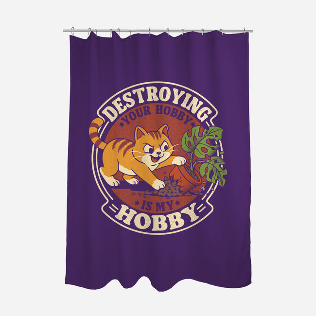 My Hobby Is Destruction-None-Polyester-Shower Curtain-Popnotic