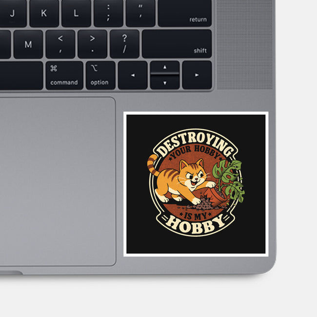 My Hobby Is Destruction-None-Glossy-Sticker-Popnotic